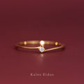 14K | 單顆鑽石戒指 | 天然鑽石 | 0.02ct |  DJR27895