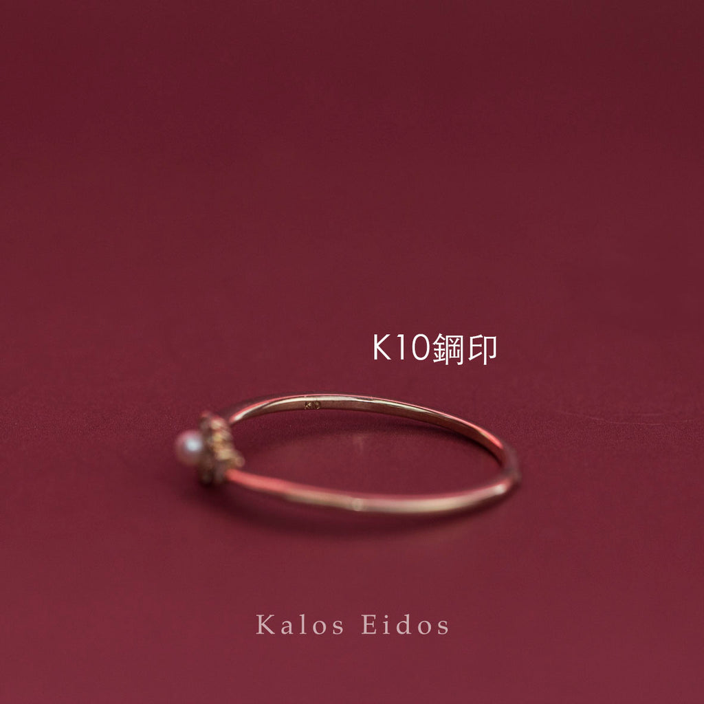 【絕版品】10K | 古典戒指 | 天然鑽石 | Akoya |  DJR56585/90