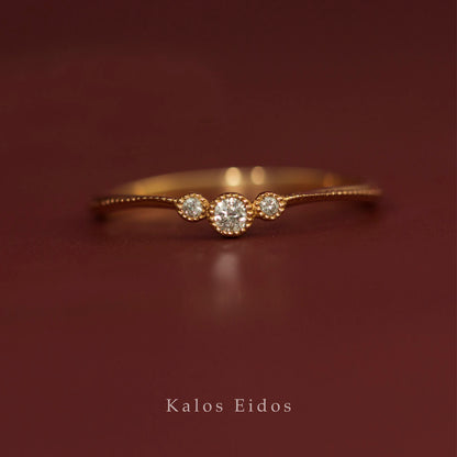 【絕版品】10K | 古典戒指 | 天然鑽石 | K金 DJR41286