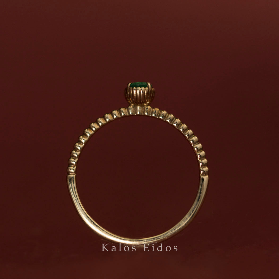 【絕版品】10K | 亮彩戒指 | 天然祖母綠 | K金 DJR64890/93