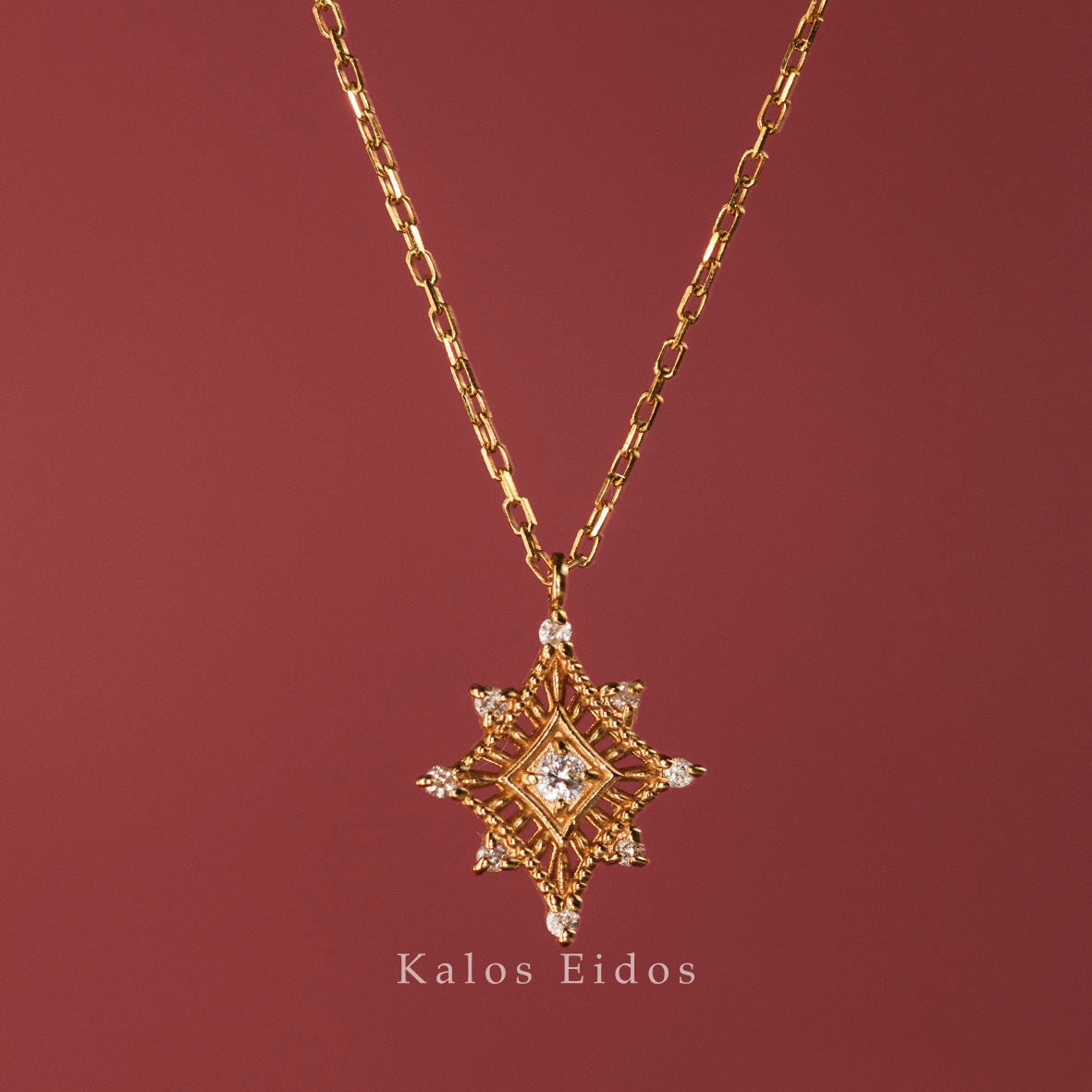 【絕版品】18K | 蕾絲鎖骨項鍊 | 天然鑽石 | K金 DJN87590/95