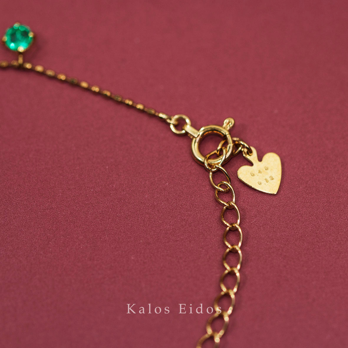 【絕版品】18K | 綠意搖擺手鍊 | 祖母綠 | K金 DJB15093/94