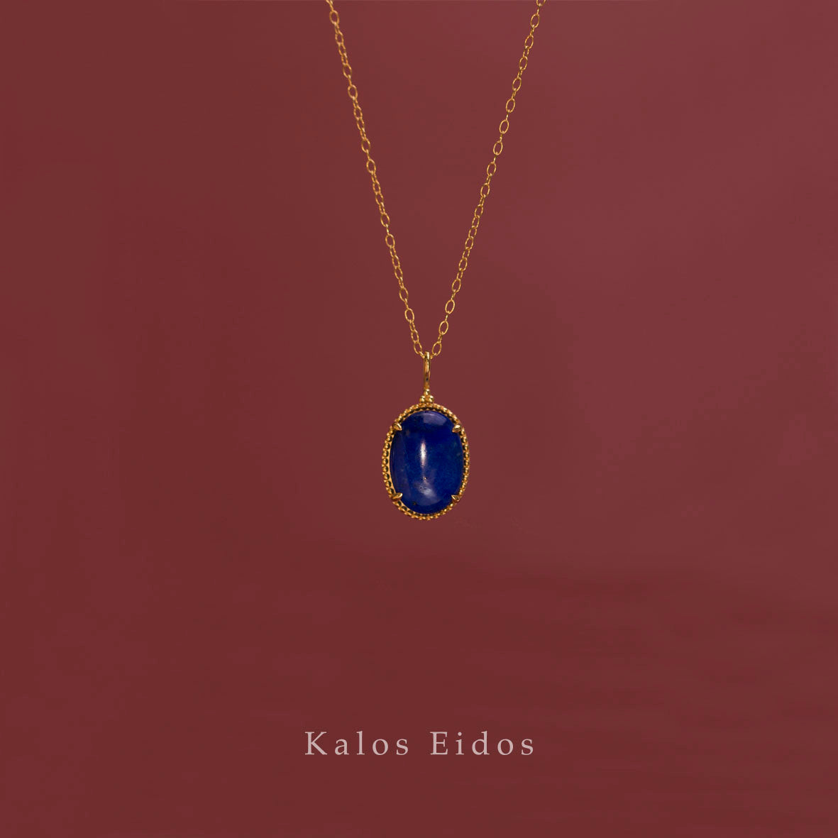 【絕版品】10K | 復古青金石長項鍊 | 青金石 | K金 DJN20695/96