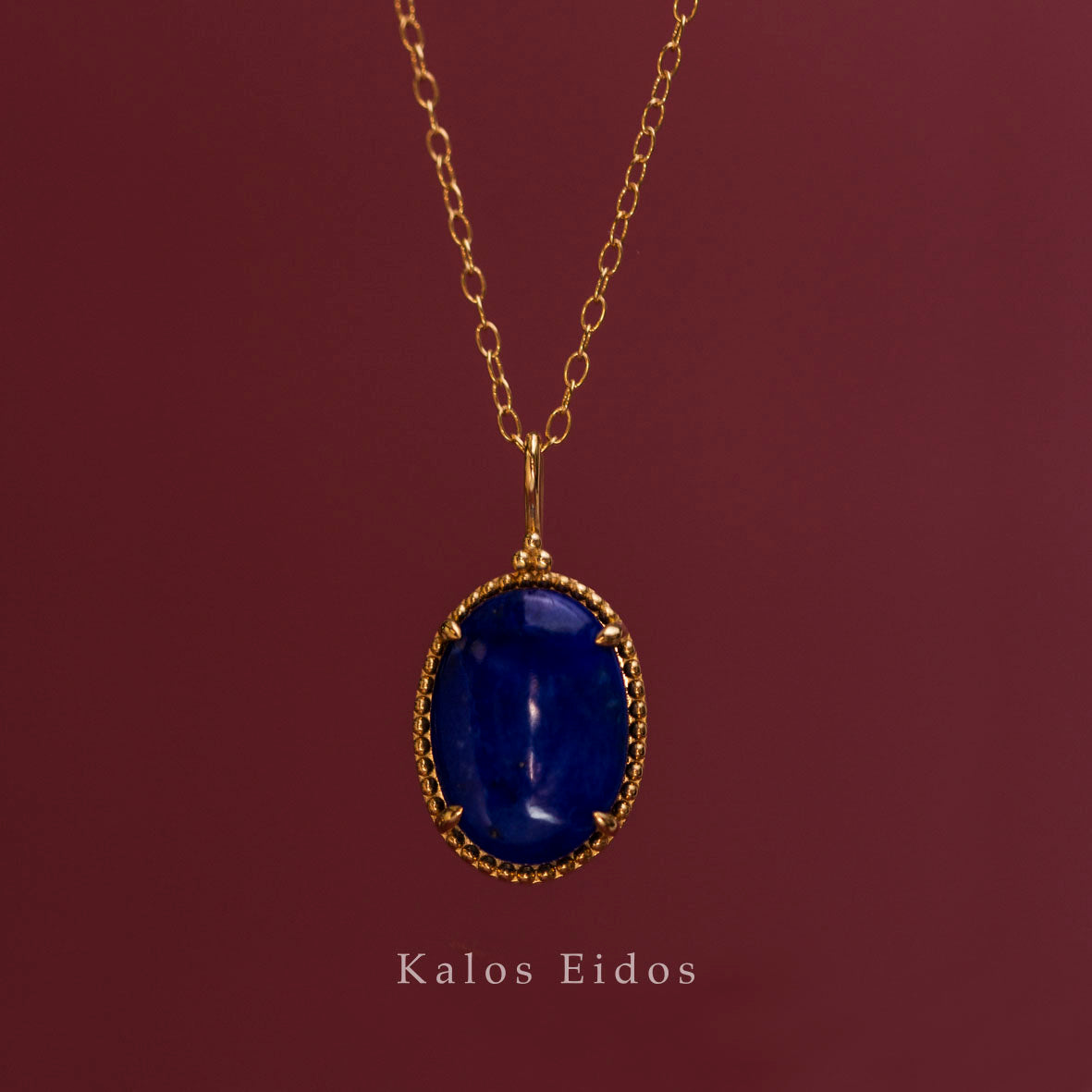 【絕版品】10K | 復古青金石長項鍊 | 青金石 | K金 DJN20695/96