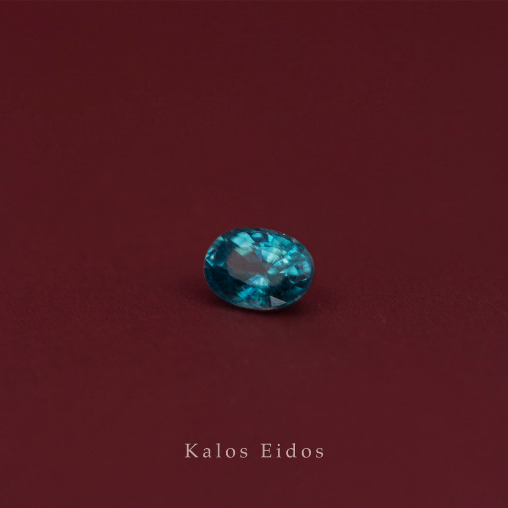 【裸石】霓虹藍風信子石| 1.36ct |橢圓形