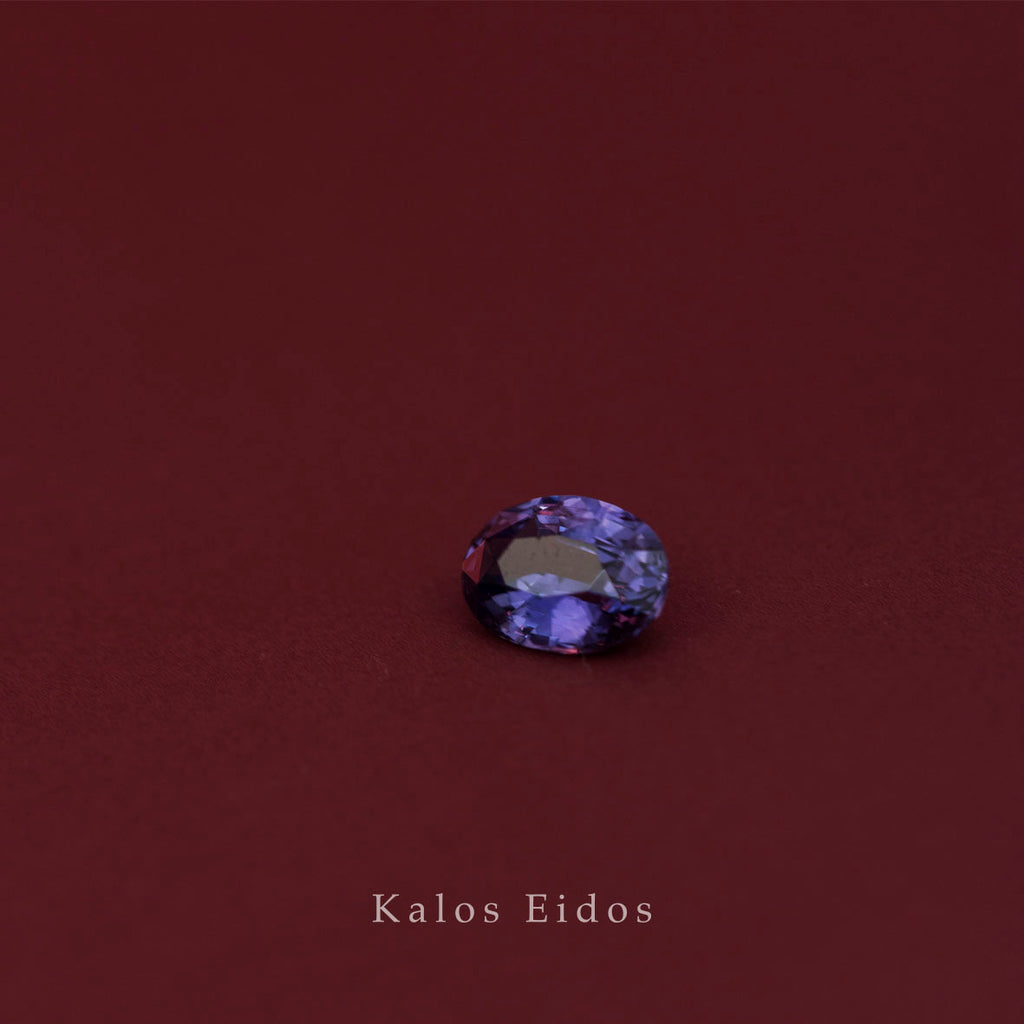 【裸石】紫色藍寶石 | 1.06ct | 橢圓形 | 附CGL證