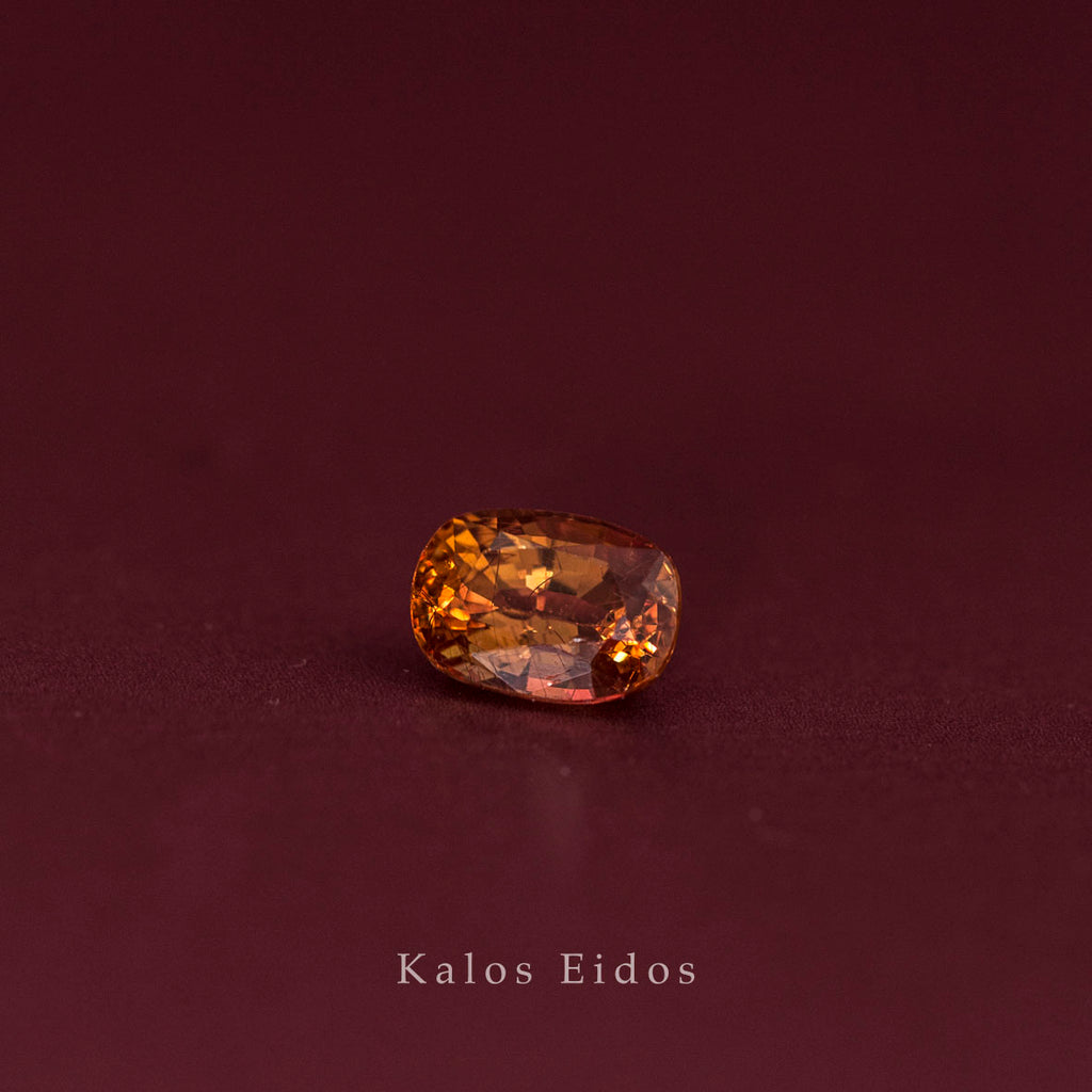 【裸石】錳鋁榴石 | 1.39ct | 芬達石 | 枕型