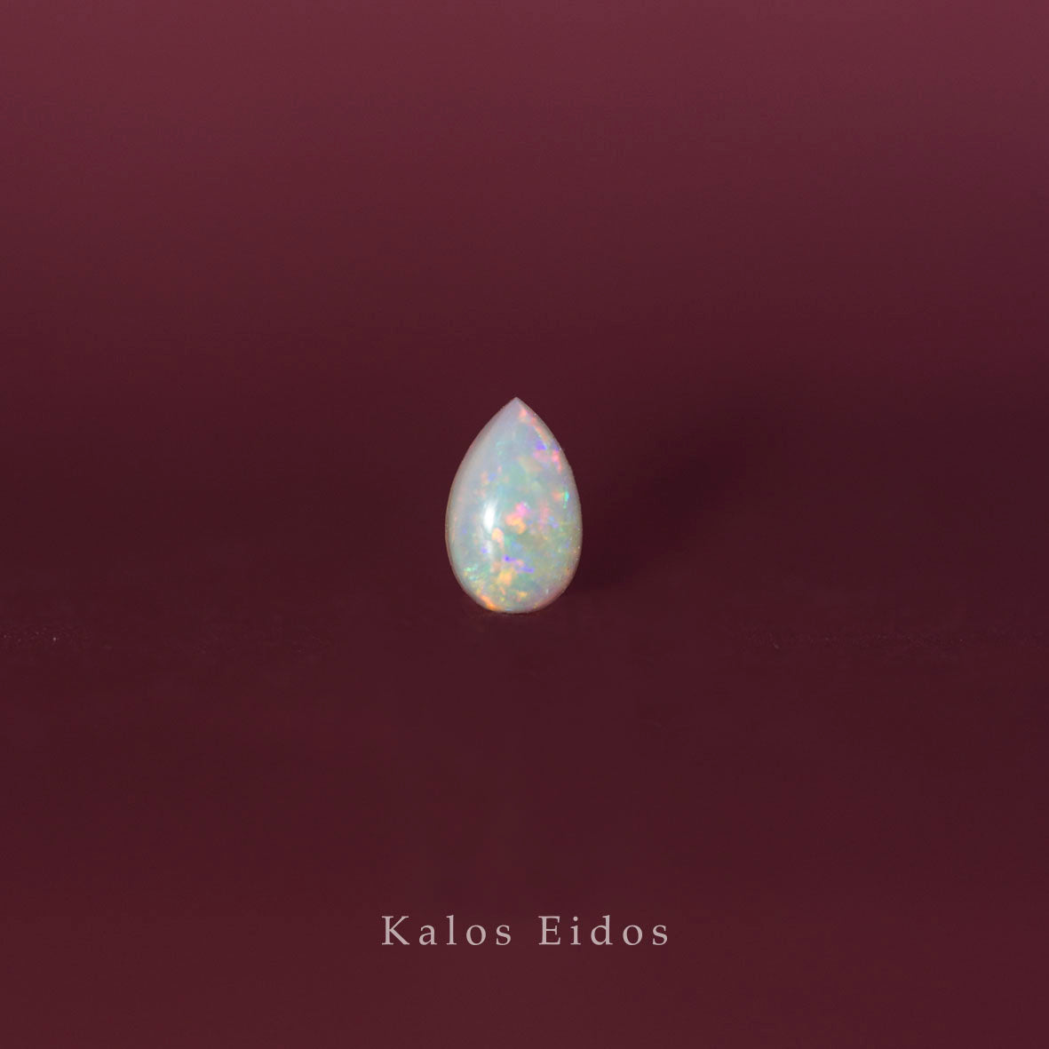 【裸石】澳洲白蛋白石 | 0.62ct | 梨形 GB