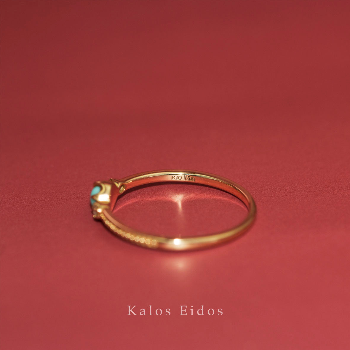 【絕版品】10K | 異國風格戒指 | 土耳其石 | K金