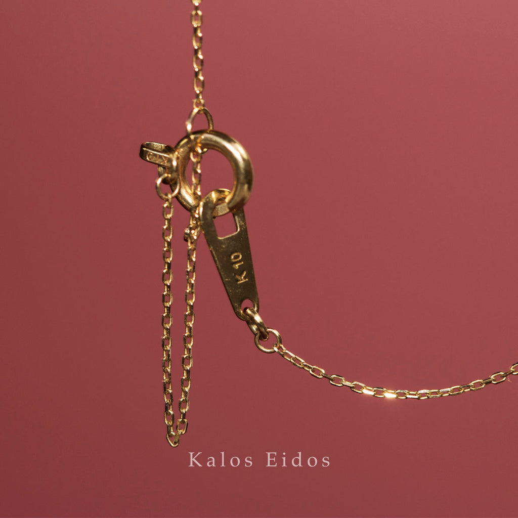 【絕版品】10K | 神秘單墜項鍊 | 月光石 | K金 DJN60695/96