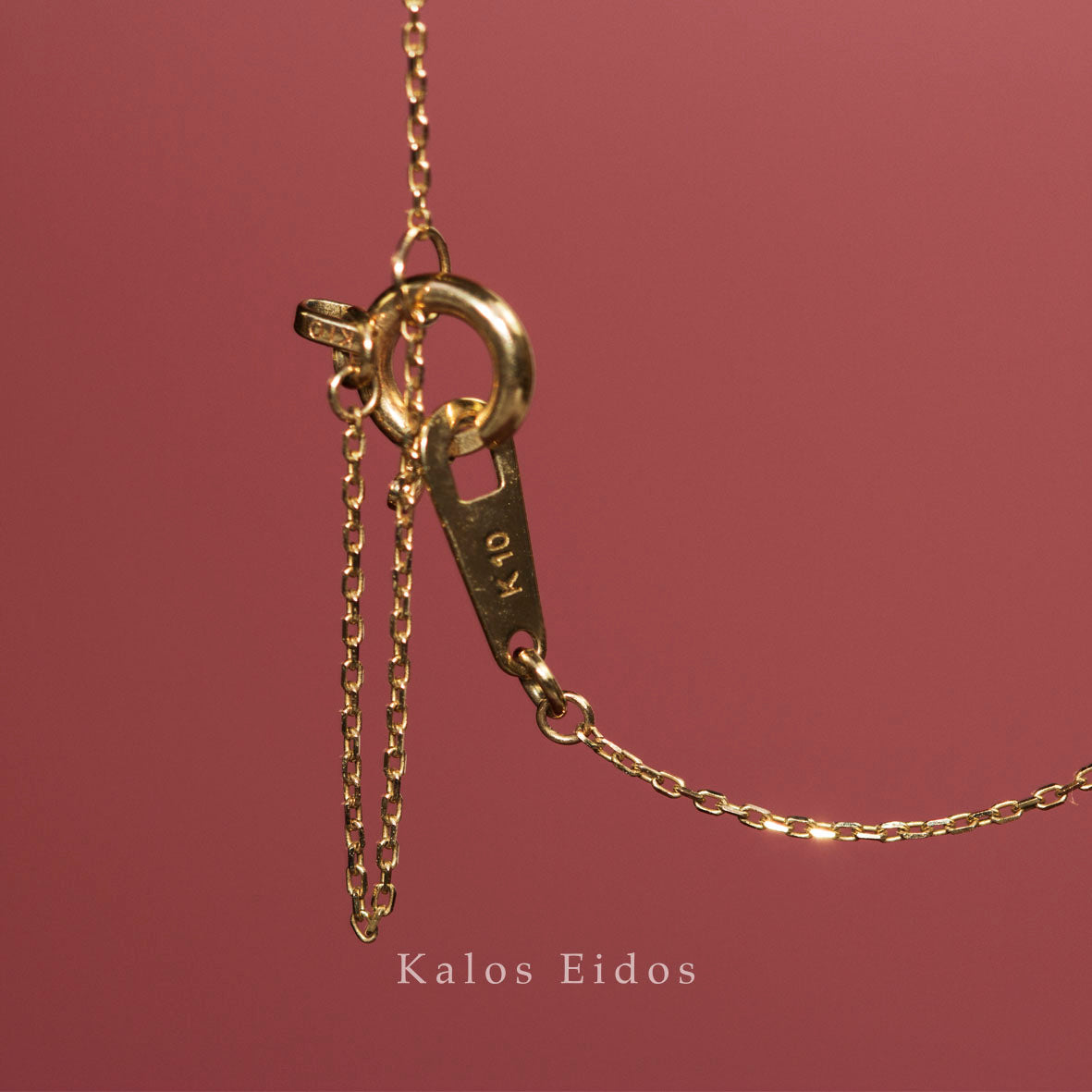 【絕版品】10K | 神秘單墜項鍊 | 月光石 | K金 DJN60695/96