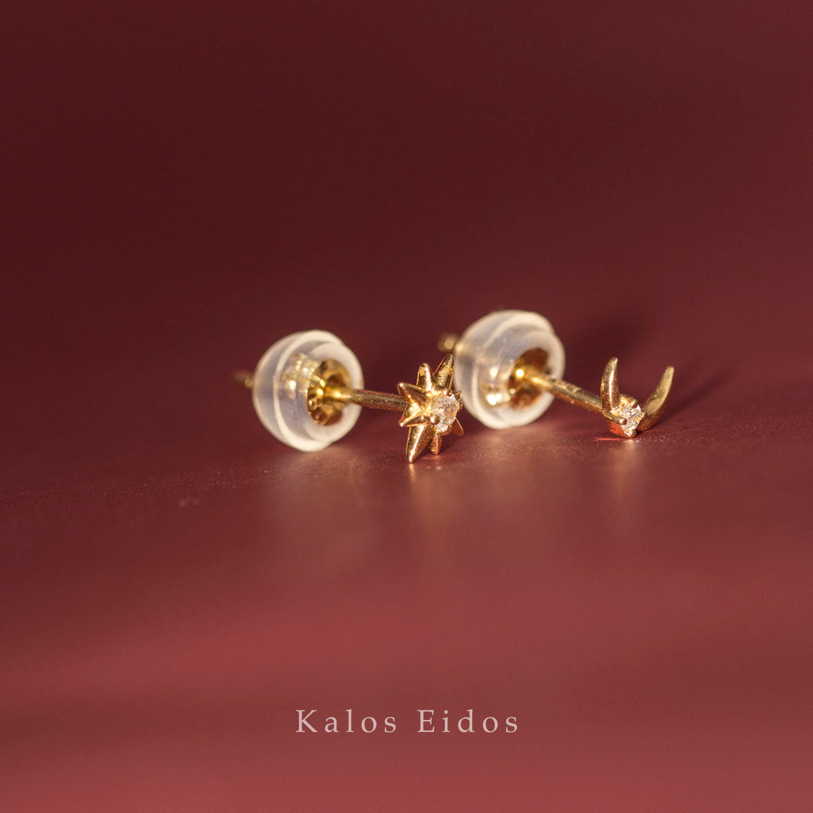 【絕版品】18K | 星夜耳釘 | 耳針式 | K金 DJR50395