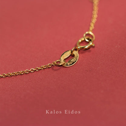 18K | 簡約手鍊 | 天然鑽石 | K金 DJN30280