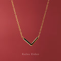【絕版品】10K | V形項鍊 | K金 DJN93195