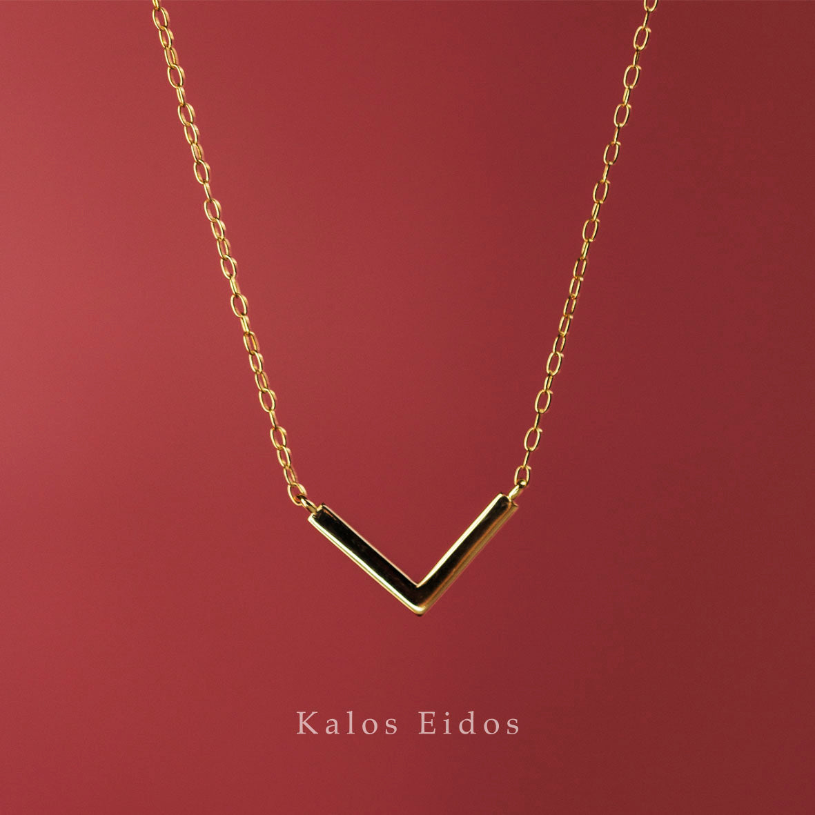 【絕版品】10K | V形項鍊 | K金 DJN93195