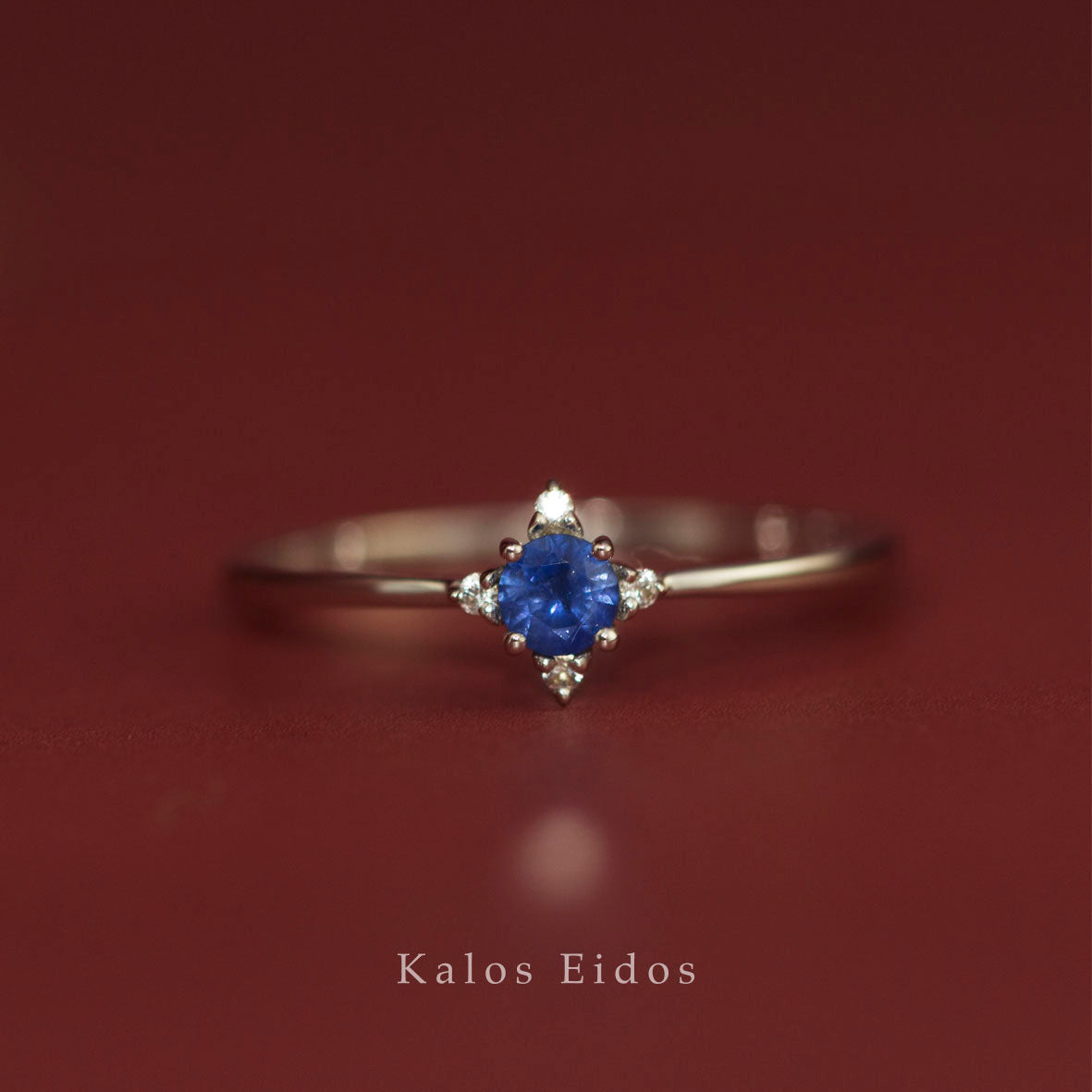 10K | 小品戒指 | 藍寶 | K金 DJR56885