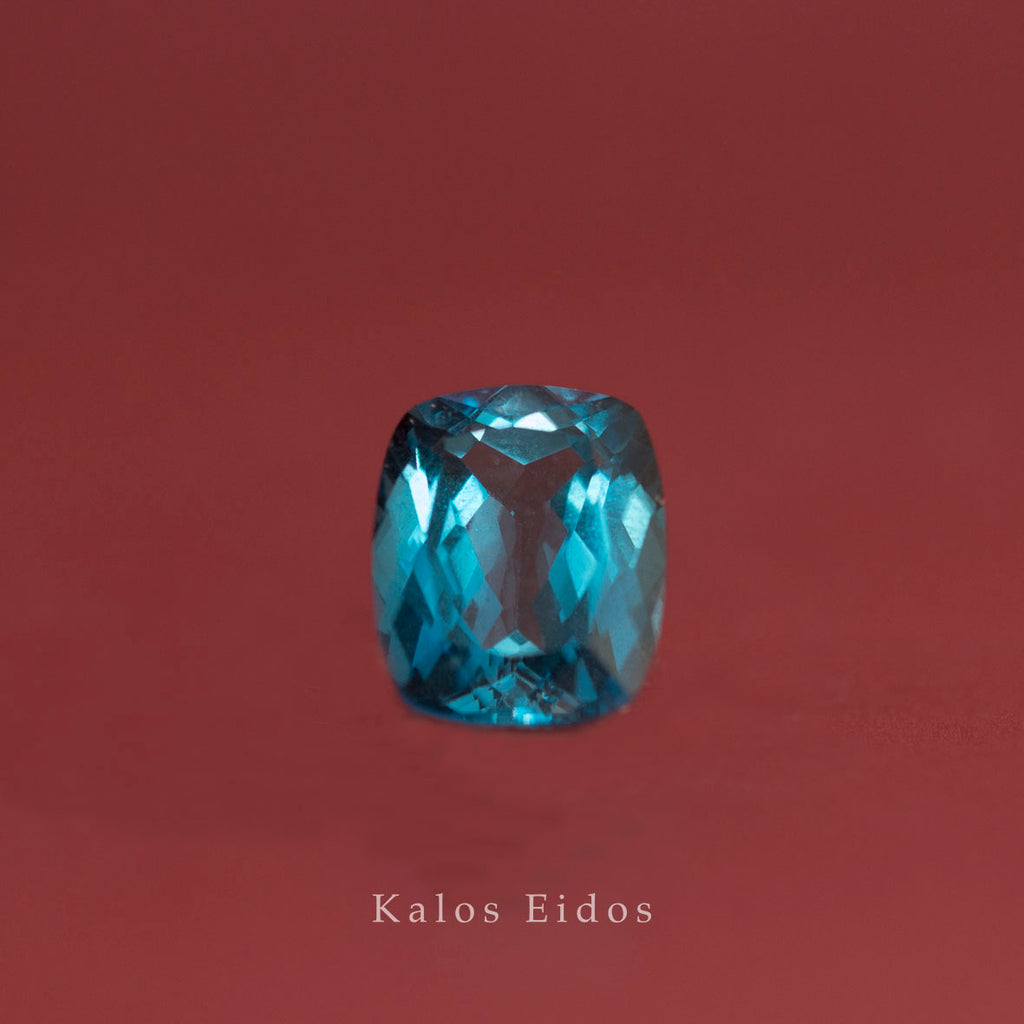 【裸石】藍色拓帕石 | 4.51ct | 枕形