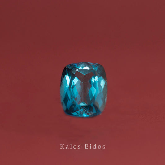 【裸石】藍色拓帕石 | 4.51ct | 枕形