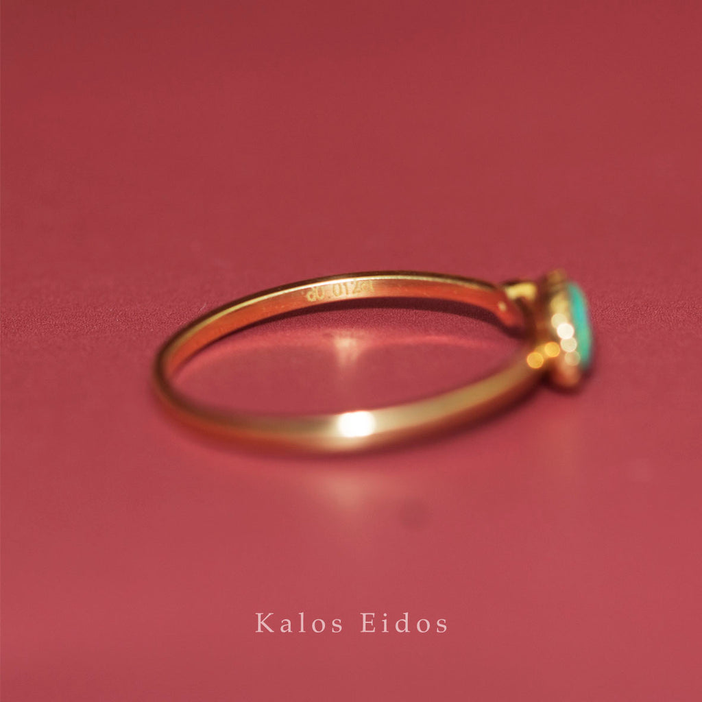 【絕版品】18K | 夢幻戒指 | 蛋白石 | 天然鑽石 | K金 DJR57185/90