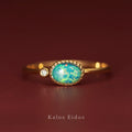 【絕版品】18K | 夢幻戒指 | 蛋白石 | 天然鑽石 | K金 DJR57185/90